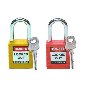 Vs-13 Kd Red Safety Padlock