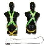 H-4528 Full Body Haress Front & Rear D-Ring W/ Small Hook Lanyard
