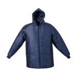 Gf-800 Insulated Nylon Jacket W/ Fixed Hood