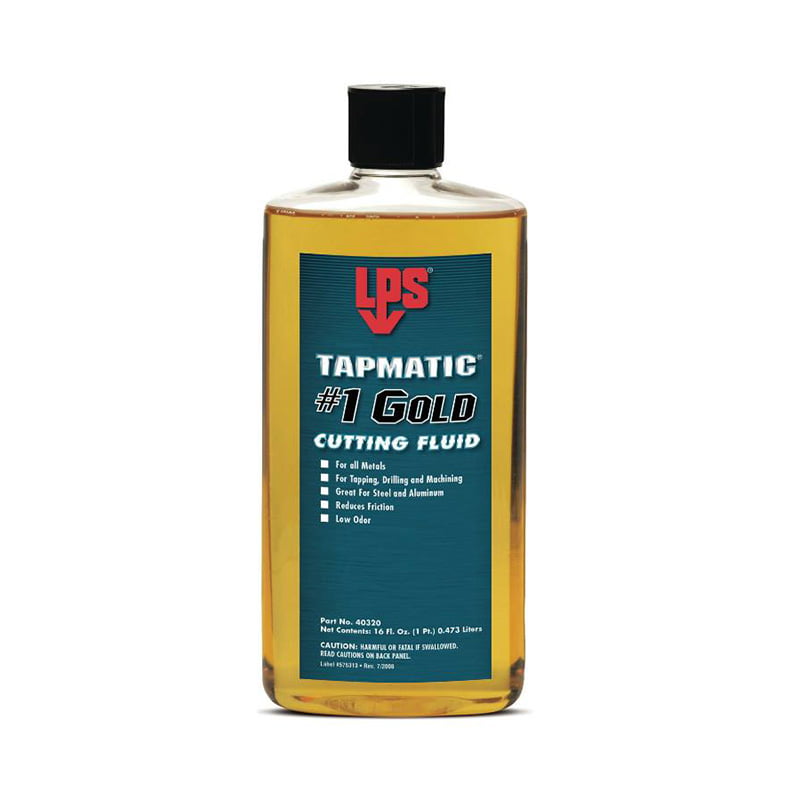 wyler_enterprises_ChemicalMRO_CuttingFluid_LPS Tapmatic Gold #1 40320 LPS TAPMATIC #1 GOLD 40320 ALL METALS INCLUDING ALUMINUM - Image 1