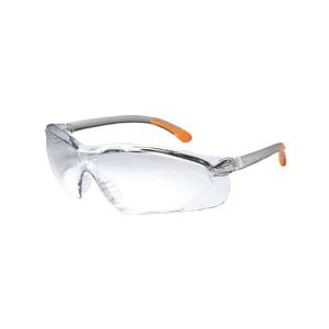 SS-2793 WHITE/ORANGE SAFETY SPECTACLES