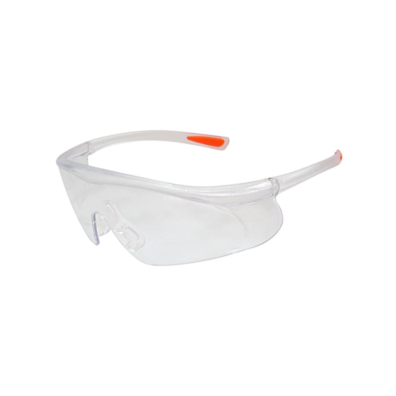 wyler_enterprises_EyeAndFaceProtection_SafetyGlasses_WillgardAstro_91797 91797 BLACK/ORANGE FRAME SAFETY SPECTACLES - Image 1