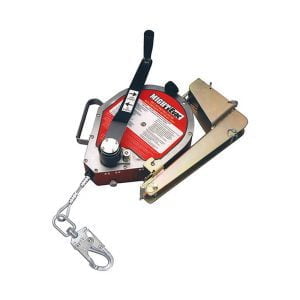 MIGHTEVAC MR50G SELF RETRACTING LIFELINE SRL W/ EMERGENCY RETRIEVAL HOIST