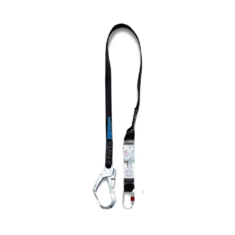 wyler_enterprises_FallProtection_SRLlanyards_Liftek LX84 LX-84 SINGLE SHOCK ABSORBING MANYARD WITH REBAR - Image 1
