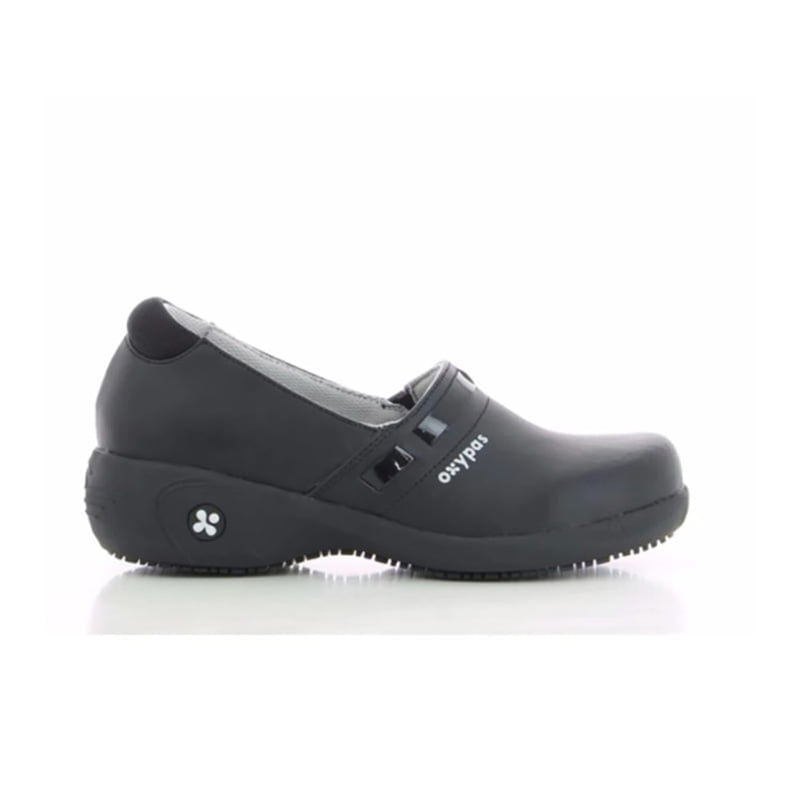 wyler_enterprises_FootProtection_Professional_Oxypas_Lucia BLK LUCIA LADIES SLIP ON LEATHER SHOES - Image 1