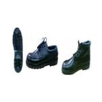HIGH CUT WITH STEEL TOE BLACK LOCAL SAFETY SHOES