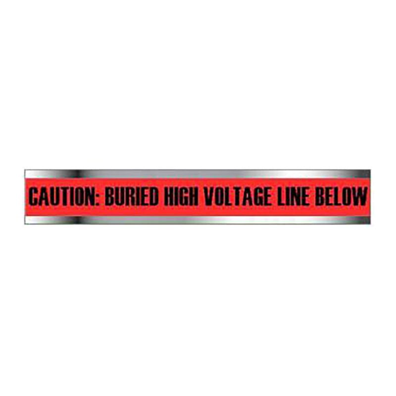 wyler_enterprises_TrafficSafety_DetactableTapes_Detectable Buried High Voltage Line Below DU-09-03 CAUTION BURIED HIGH VOLTAGE LINE BELOW - Image 1