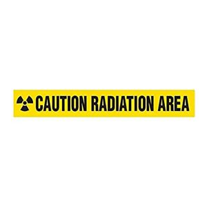 CAUTION RADIATION AREA TAPE