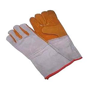 VT-5400, GOOD QUALITY LEATHER WELDING GLOVES WITH LINING