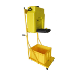 EMS Portable Eyewash Yellow 53 LTRS w/ Trolley and Bin