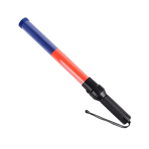 Traffic Baton 16" Blue / Red with whistle