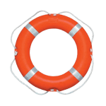 LIFE RING WITH REFLECTIVE TAPE
